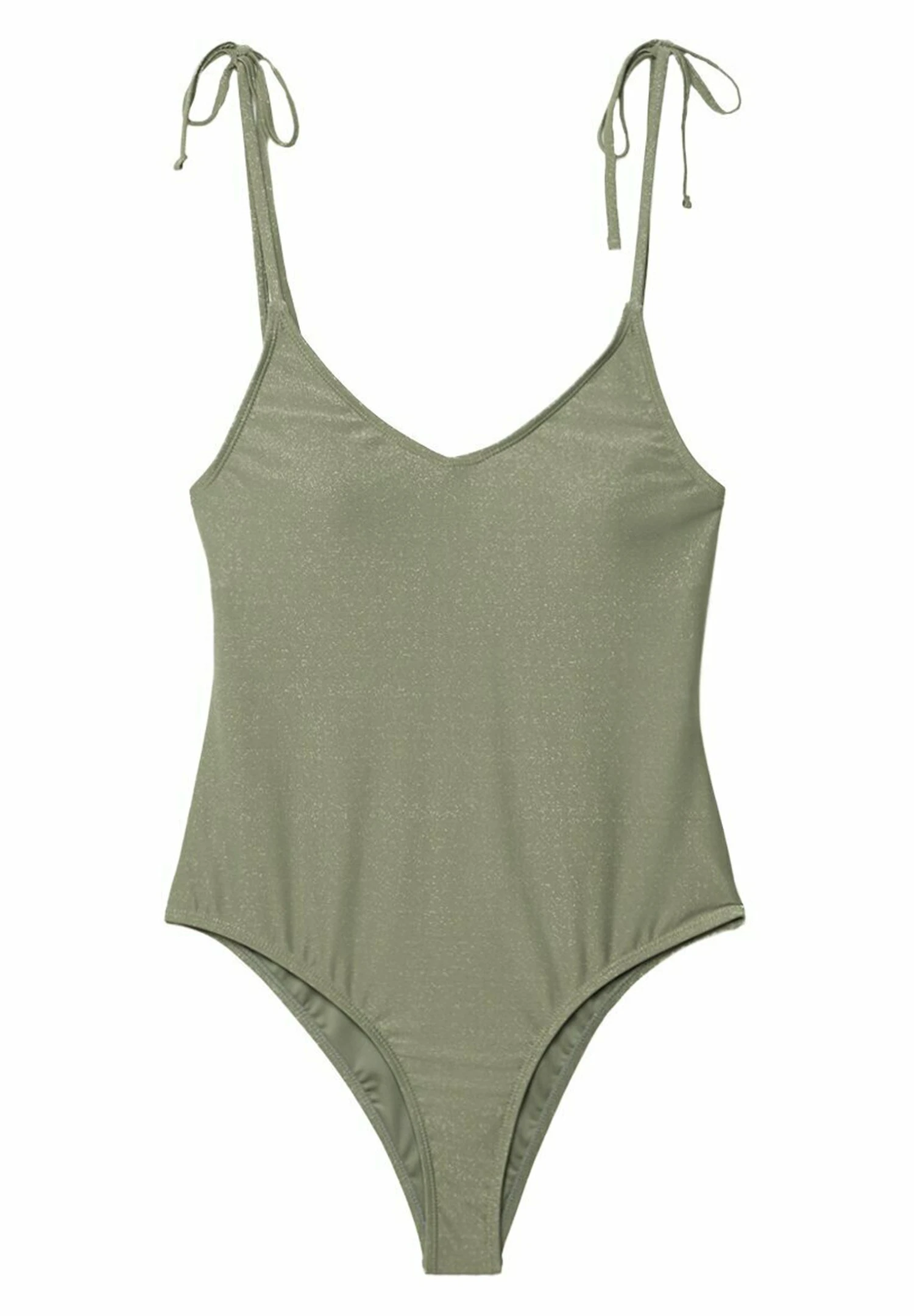 Stradivarius In Shiny Fabric - Maillot De Bain - Light Green â Image 5