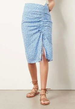 ETAM Costa - Jupe Crayon - Bleu