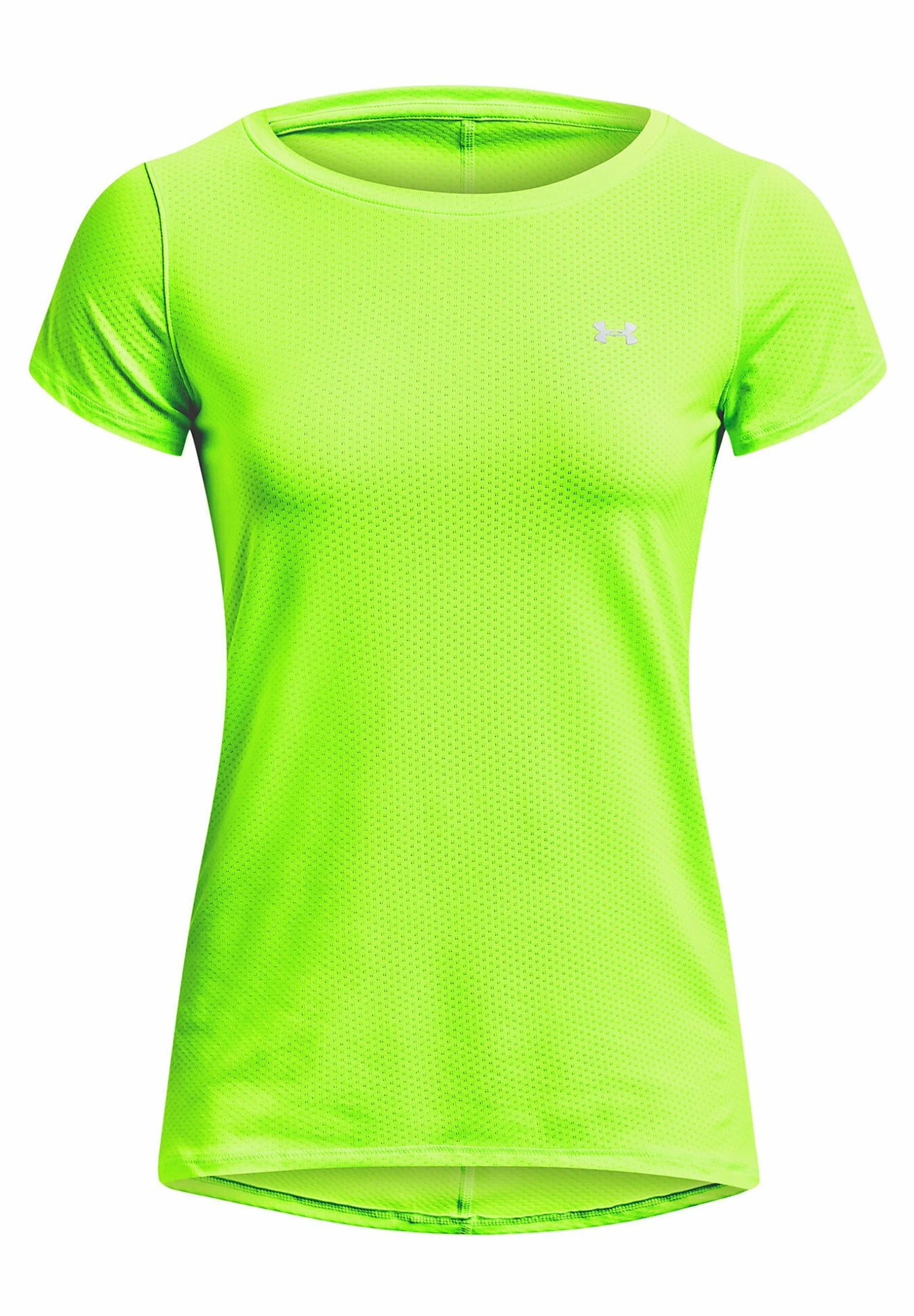 Under Armour Hg Ss-Pnk - T-Shirt De Sport - Lime Surge – Image 4