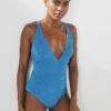 Next Plunge Tummy Control Standard - Maillot De Bain - Blue
