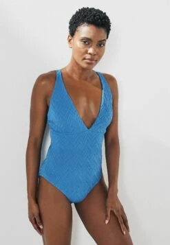 Next Plunge Tummy Control Standard - Maillot De Bain - Blue