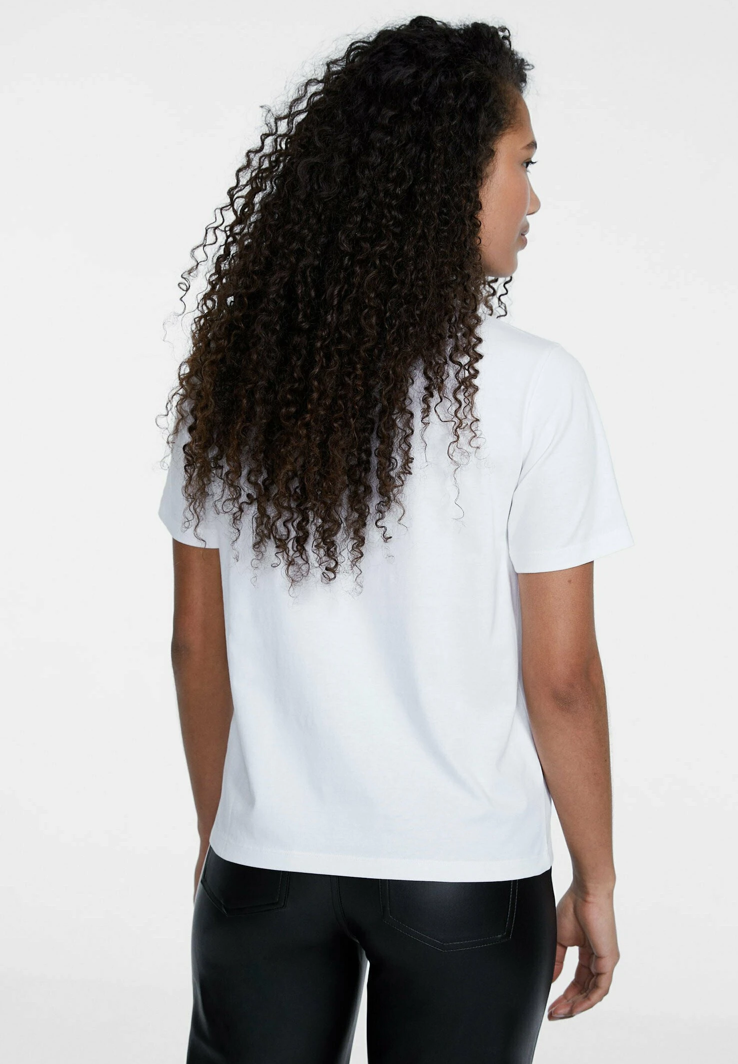 Stradivarius Embroidered - T-Shirt Imprimé - White – Image 3